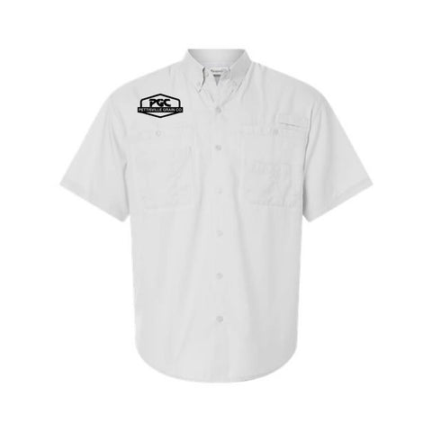 Pettisville Grain Co - Short Sleeve Fishing Shirt - Unisex - Aluminum