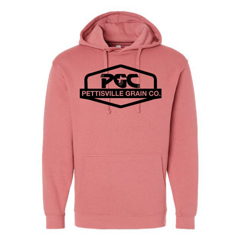 Pettisville Grain Co - Fleece Hoodie - Unisex - Mauvelous