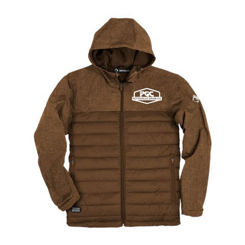 Pettisville Grain Co - Soft Shell Puffer - Unisex - Saddle Heather/Saddle