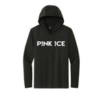 Pink Ice 25 - Long Sleeve Hooded Tee  - Unisex - Black