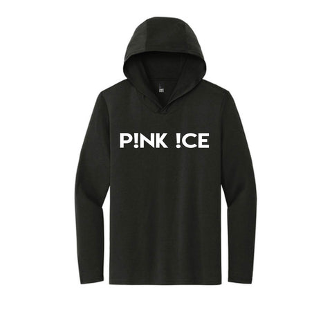 Pink Ice 25 - Long Sleeve Hooded Tee  - Unisex - Black