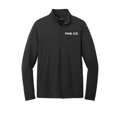 Pink Ice 25 - Micro-Mesh 1/4 Zip - Unisex - Black
