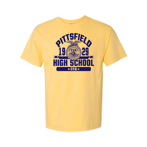 Pittsfield FFA - Garment Dyed Tee - Unisex - Butter