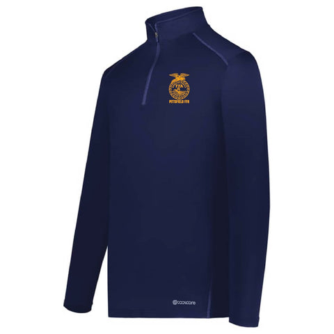 Pittsfield FFA - 1/4 Zip Pullover - Unisex - Navy