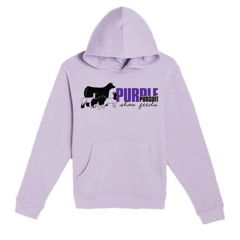 Purple Pursuit - Hooded Sweatshirt - Youth - Lilac