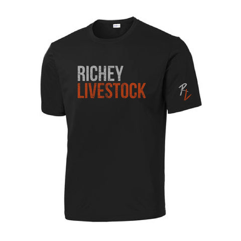 Richey Livestock- Competitor Tee - Unisex - Black