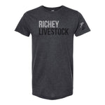 Richey Livestock - Fine Jersey Tee - Unisex - Heather Graphite