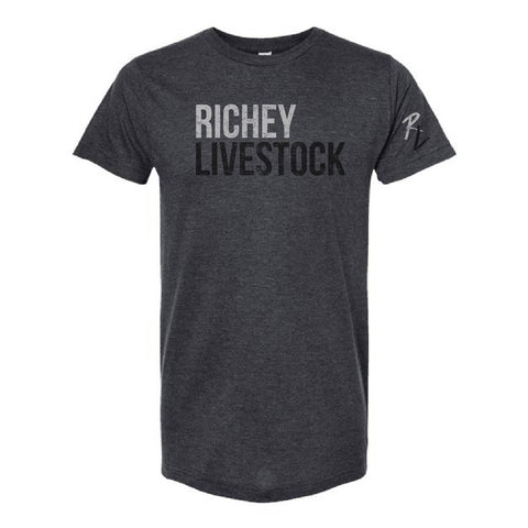 Richey Livestock - Fine Jersey Tee - Unisex - Heather Graphite