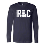 Rural Lens - Long Sleeve Jersey Tee - Unisex - Navy