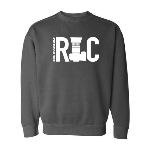 Rural Lens - Garment Dyed Crewneck - Unisex - Pepper