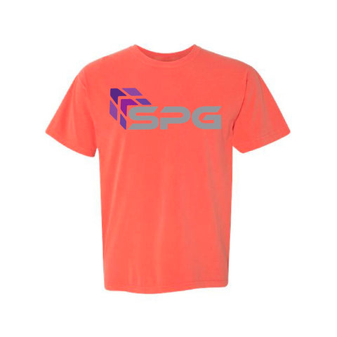 Southern Plains Genetics - Garmnet Dyed Tee - Unisex - Bright Salmon