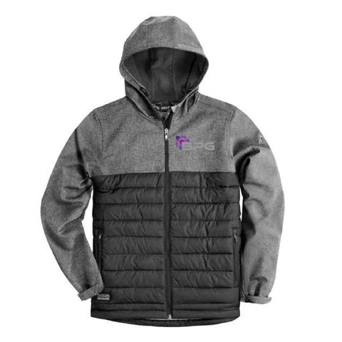 Southern Plains Genetics - SoftShell Puffer - Womens - Black Heather/Black