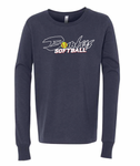 Bombers Softball  - Long Sleeve Tee - Youth - Navy