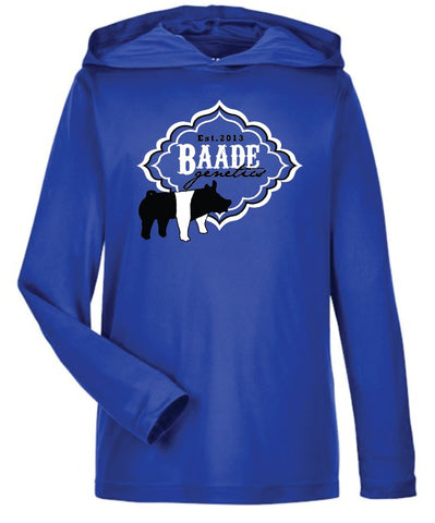 Baade Genetics 25 - Performance Hooded Tee - Youth - Sport Royal