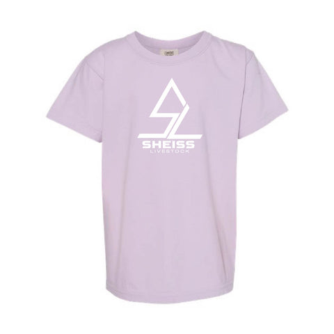 Sheiss Livestock - Garment Dyed Tee - Youth - Orchid