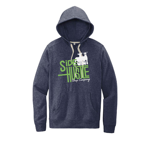 Side Hustle - ReFleece Hoodie - Unisex - Heather Navy