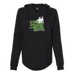 Side Hustle - Wave Wash Hoodie - Womens - Black