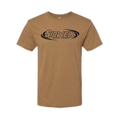 Sidwell Show Sheep - Adult Tshirt - Coyote Brown