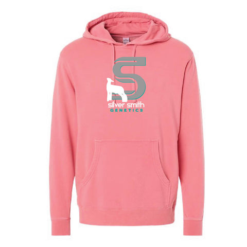 Silver Smith - Pigment-Dyed Hoodie - Pigment Pink - Unisex