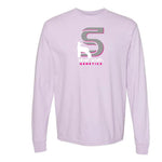 Silver Smith - Garment Dyed Long Sleeve Tee - Orchid - Unisex