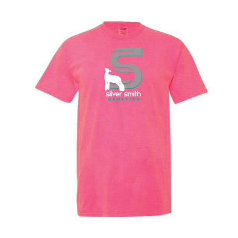 Silver Smith - Garment-Dyed  Tee - Neon Pink - Unisex