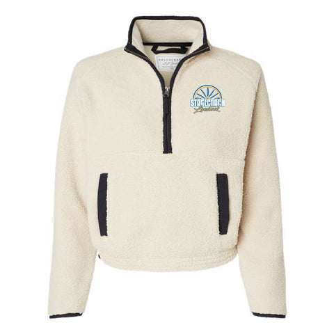 Stagecoach Livestock - Half Zip Pullover - Womens - Natural/Black