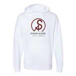 Stand Alone Cattle Co - Midweight Hooded Sweatshirt -White
