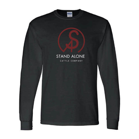 Stand Alone Cattle Co - Long Sleeve Tee - Black