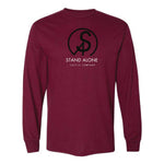 Stand Alone Cattle Co - Long Sleeve Tee - Maroon