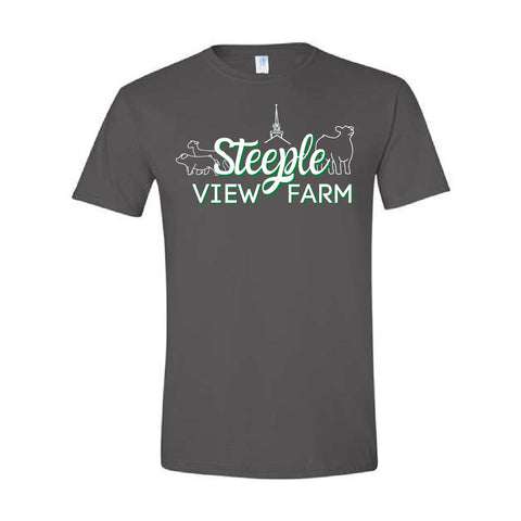 Steeple View Farm - Jersey Tee - Unisex - Charcoal