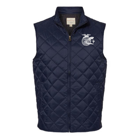 Stone Ridge FFA - Quilted Vest - Unisex - Navy