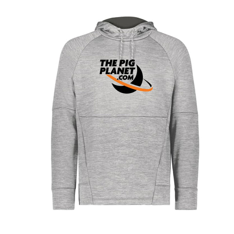 Pig Planet - Performance Fleece Hoodie - Athletic Grey/Iron - Unisex