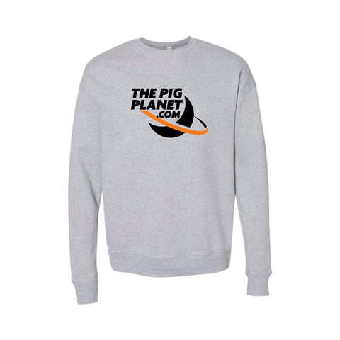 Pig Planet - Drop Shoulder Crewneck - Athletic Heather - Unisex