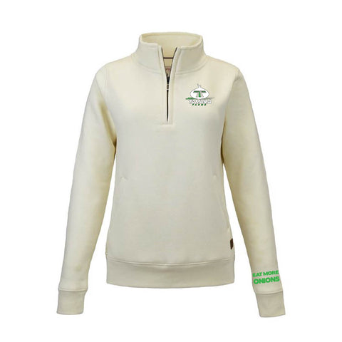 Tamura Winter 25 - Cotton Quarter Zip - Womens - Ivory