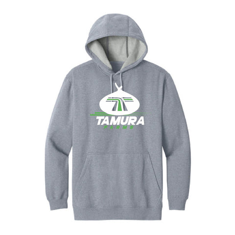 Tamura Farms - Hooded Sweatshirt - Heather Navy - Adult/Unisex