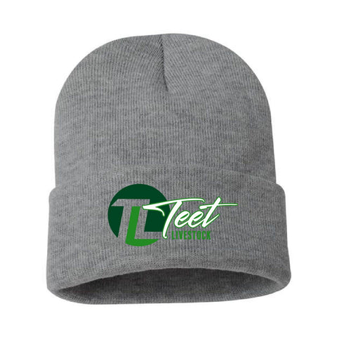 Teet Livestock - Cuffed Beanie - Dark Heather Grey