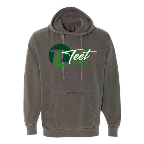 Teet Livestock -Garment Dyed Hoodie - Unisex - Pepper