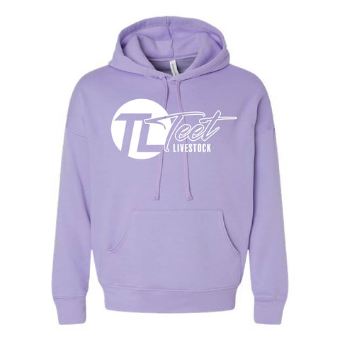 Teet Livestock - Fleece Hoodie - Unisex - Lavender