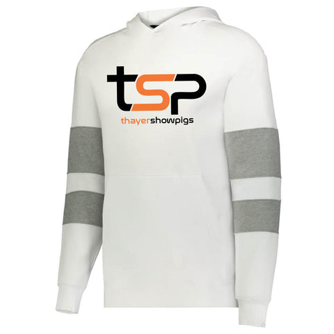 Thayer Showpigs - Way Hoodie - Youth - White/Charcoal