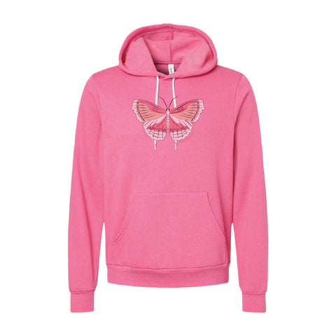The Posse - Sponge Fleece Hoodie - Unisex - Heather Pink Charity