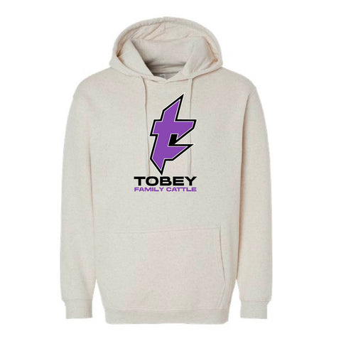 Tobey - Fleece Hoodie  - Unisex - Natural Heather