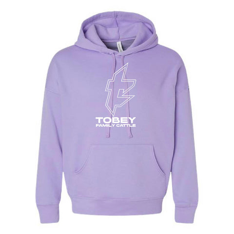 Tobey - Fleece Hoodie  - Unisex - Lavender