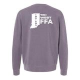 Tri-West FFA - Pigment-Dyed Crewneck - Unisex - Pigment Plum