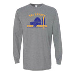 Tri County Farm 2 Fork - Adult Long Sleeve - Graphite Heather