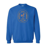 Tri County Farm 2 Fork - Adult Crewneck - Royal