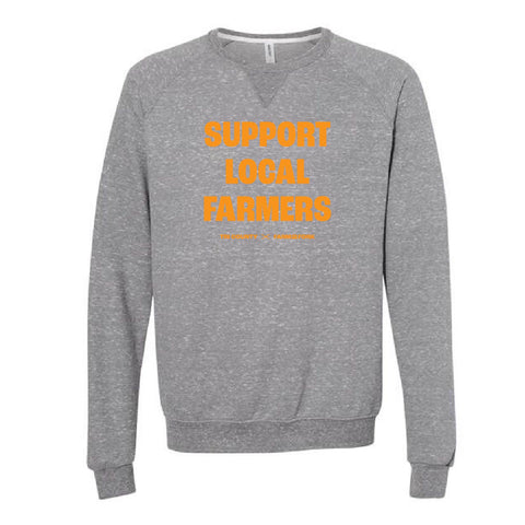 Tri County Farm 2 Fork - Adult Crewneck - Charcoal