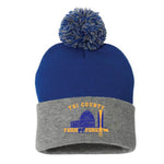 Tri County Fark 2 Fork - Beanie - Royal/Light Heather Grey