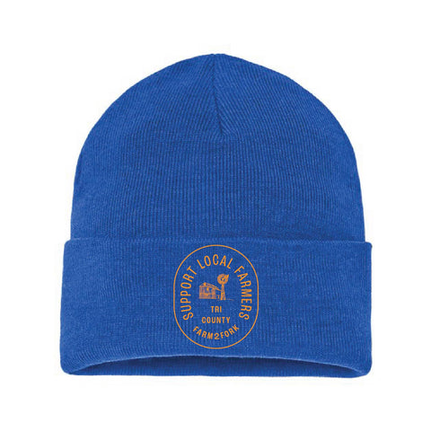 Tri County Fark 2 Fork - Beanie - Royal