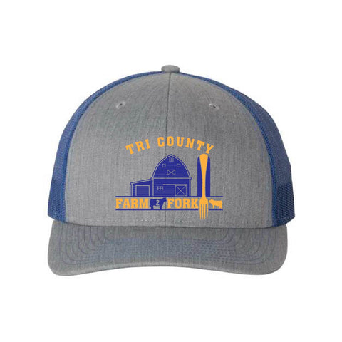 Tri County Fark 2 Fork - 112 Hat - Heather/Royal