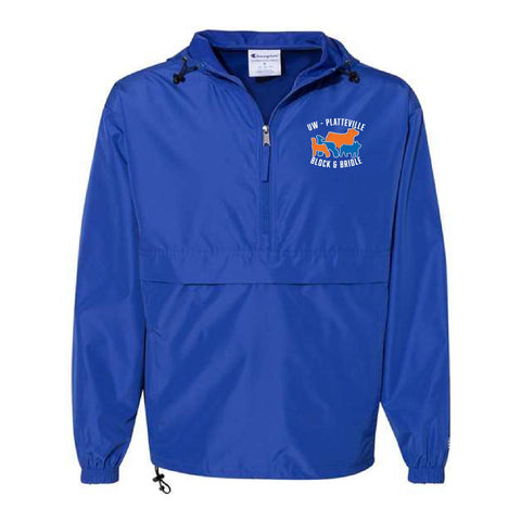 UW-Platteville Block & Bidle 25 - Lightweight Windbreaker - Unisex - Roysl Blue